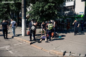 Наслідки обстрілу Сум