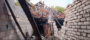 Наслідки обстрілу Донеччини