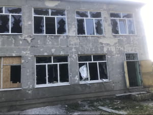 Наслідки обстрілу Донеччини