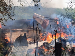 Наслідки обстрілу Донеччини