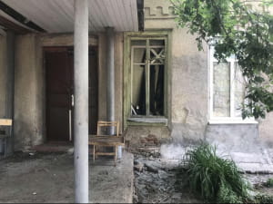 Наслідки обстрілу Донеччини