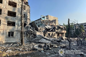 Наслідки обстрілу Донеччини