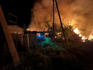 Последствия обстрела Харьковской области