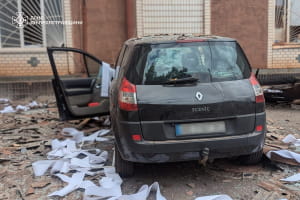 Наслідки обстрілу Кривого Рогу