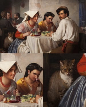 Чувствовали ли вы когда-нибудь, что вас оценивает картина? «В римской остерии» Карла Блоха (1866)