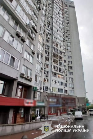 Наслідки обстрілу Києва