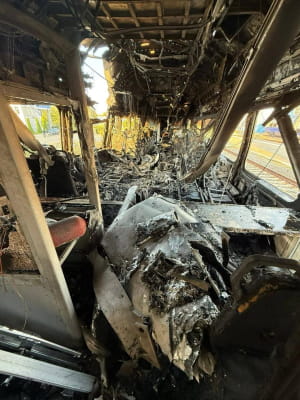 Пошкоджено потяг Інтерсіті+