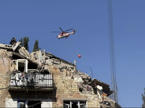 Обстрел Киева 28.08.25