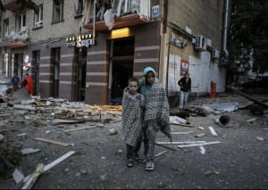 Обстрел Киева 28.08.25