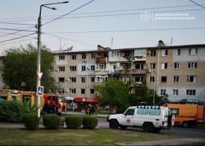 Наслідки обстрілу Запоріжжя