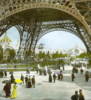 Паризька виставка: Марсове поле та Ейфелева вежа, 1900 рік