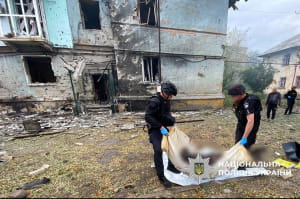 Последствия обстрела Константиновки