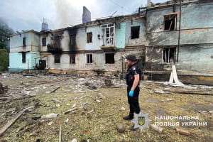 Последствия обстрела Константиновки