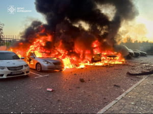 Наслідки обстрілу Київщини