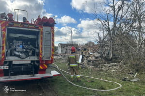 Последствия обстрела Хмельницкой области