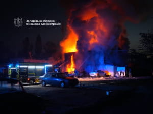 Насліди обстрілу Запоріжжя