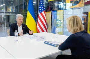 Петро Порошенко та Джулія Девіс