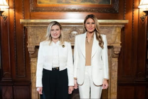 Меланія Трамп і Олена Зеленська
