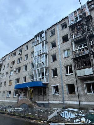 Последствия вражеской атаки 