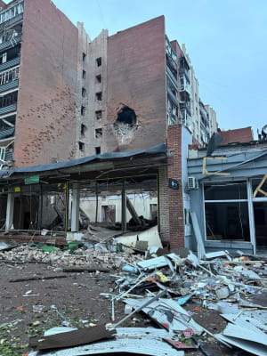 Последствия вражеской атаки 