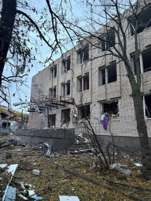 Последствия вражеской атаки 