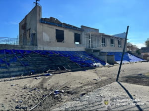 Последствия обстрела Херсонщины