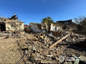 Последствия обстрела Херсонщины