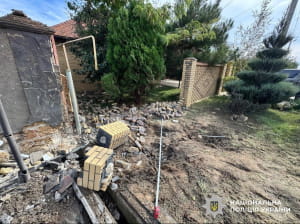 Последствия обстрела Херсонщины