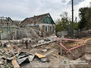 Последствия обстрела Херсонщины