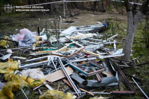 Последствия обстрела Запорожья