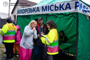 Последствия обстрела Запорожья