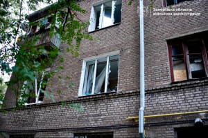 Последствия обстрела Запорожья