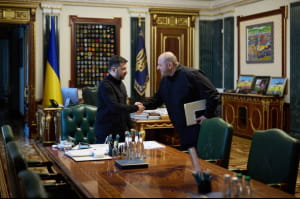 Владимир Зеленский и Рустем Умеров