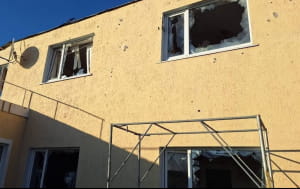 Последствия вражеской атаки по Никопольщине