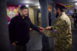 Володимир Зеленський і 25-а окрема повітрянодесантна Січеславська бригада