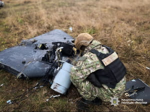 Вибухотехніки поліції знешкодили бойові частини збитих ворожих безпілотників 