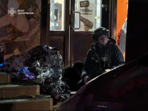 Наслідки обстрілу Запоріжжя