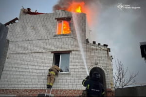 Наслідки ворожої атаки на Чернігівщину 