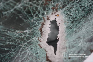 Наслідки удару по Запоріжжю 