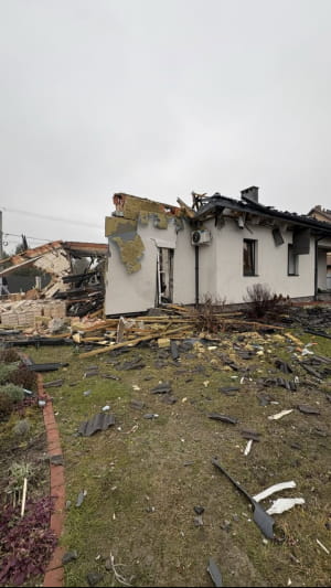 Історія про врятованого кота та зруйнований будинок