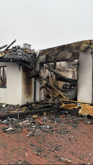 Історія про врятованого кота та зруйнований будинок