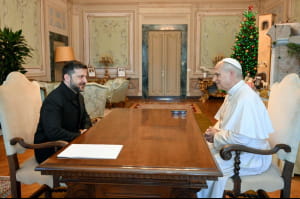 Зеленский встретился с Папой Римской