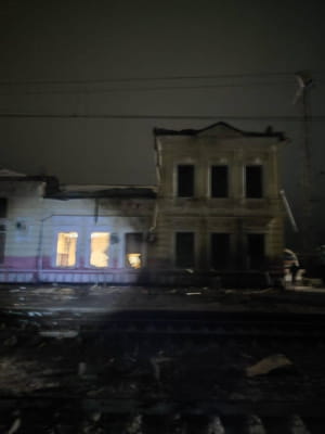 россия обстреляла железнодорожный вокзал Пятихатки