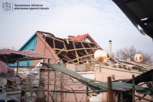 Наслідки обстрілу Запоріжжя