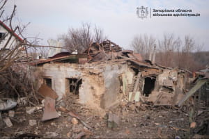 Наслідки обстрілу Запоріжжя