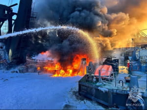 Пожар в россии