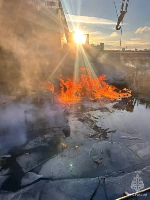 Пожар в россии