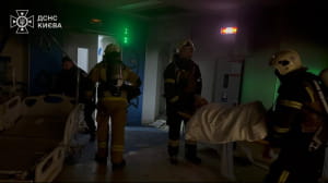 обстрел, больница