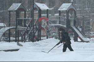 Работа сапёров вблизи памятника Бандере