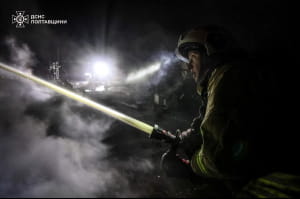 рф влучила в промисловий об'єкт на Полтавщині